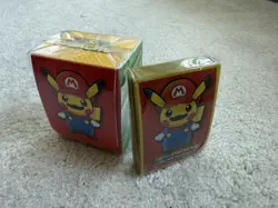 2016 Pokemon Pikachu Mario Poncho Full Art Japanese XY EMPTY BOX No Promo - Image 4