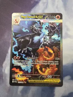 Mega Charizard X ex 125/094 From Phantasmal Flames Prerelease Pokemon ~Mint~ - Image 1