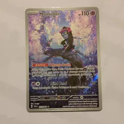Munkidori 72/64 Illustration Shrouded Fable Pokemon TCG Near Mint Condition - Image 1