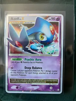 Azelf LV.X 140/146 Legends Awakened Holo Pokemon TCG Ultra Rare - Image 1
