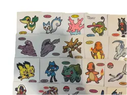 Lot of 33 Pokemon Japanese Daiichi Pan Bread Seal Sticker-Lugia/Darkrai+ - Image 2