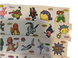 Lot of 33 Pokemon Japanese Daiichi Pan Bread Seal Sticker-Lugia/Darkrai+ - Image 3
