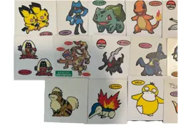 Lot of 33 Pokemon Japanese Daiichi Pan Bread Seal Sticker-Lugia/Darkrai+ - Image 4