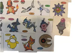 Lot of 33 Pokemon Japanese Daiichi Pan Bread Seal Sticker-Lugia/Darkrai+ - Image 5