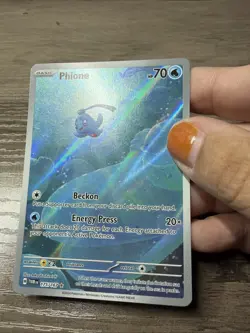 Pokemon Phione 175/167 Illustration Rare Full Art Twilight Masquerade NM - Image 3