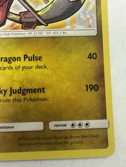 2017 Pokemon Shining Legends Shining Rayquaza #56/73 Holo Rare EX-LP - Image 4