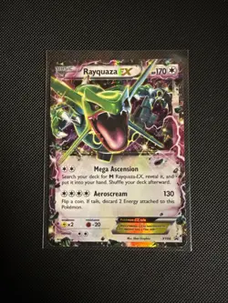 Pokemon TCG Rayquaza-EX XY Black Star Promos XY69 Holo Promo - Image 1