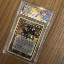Pokemon TCG Greninja Gold Star SWSH144 Celebrations Ace 9 Graded - Image 1
