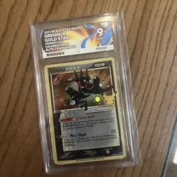 Pokemon TCG Greninja Gold Star SWSH144 Celebrations Ace 9 Graded - Image 3