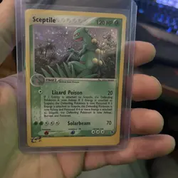 Pokemon TCG - Sceptile EX Ruby Sapphire 11/109 Holo 2003 Rare - Image 1