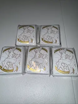 5x NEW Pokemon Arceus Brilliant Stars Sleeves from ETB 65 Sealed - Image 1