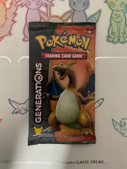 POKEMON XY - GENERATIONS 20TH BOOSTER PACK - FACTORY SEALED -CHARIZARD - Image 1
