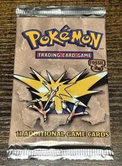 Wizards of The Coast Pokemon Fossil Booster Pack (WOC06071) LIGHT - Image 1
