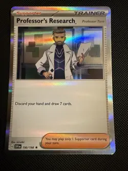 POKEMON TCG: PROFESSOR’S RESEARCH 190/198 SCARLET VIOLET BASE SET HOLO RARE NM - Image 1
