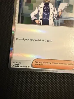POKEMON TCG: PROFESSOR’S RESEARCH 190/198 SCARLET VIOLET BASE SET HOLO RARE NM - Image 3