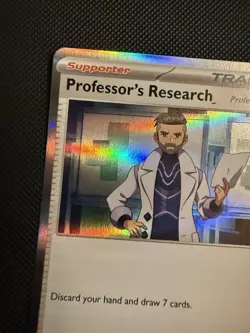 POKEMON TCG: PROFESSOR’S RESEARCH 190/198 SCARLET VIOLET BASE SET HOLO RARE NM - Image 4