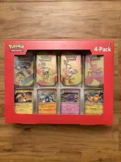 Pokemon TCG: Scarlet & Violet 151 Mini Tins 4 Pack SAMS CLUB SEALED IN HAND NEW - Image 1