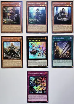Konami Yu-Gi-Oh! TCG Exosisters 1st Edition Lot Of 7 NM 600682787291 - Image 1