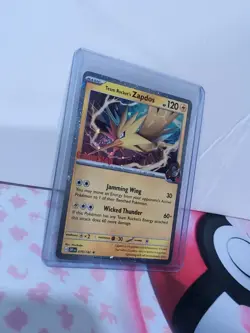 Pokemon TCG Team Rockets Zapdos Cosmos Holo GameStop Stamped Mint Condition Card - Image 3