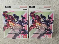 Gundam TCG Trading Card Game Clan Unity Starter Deck ST06 ENGLISH Ver x2 SET - Image 1