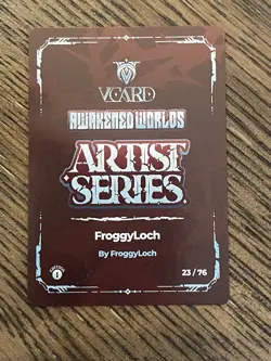 gamersupps v card awakened worlds FroggyLoch Box Topper 23/76 - Image 2