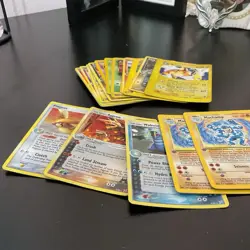 Lot Of Pokemon Halo Cards, Cards And Misc. Figures And Charms - Image 2