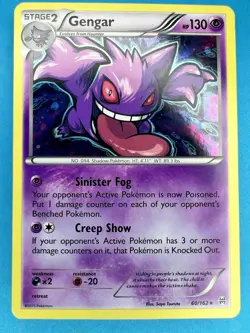 Gengar 60/162 Cosmos Holo Rare Breakthrough Pokemon Card - Image 1