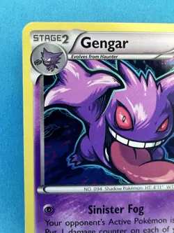 Gengar 60/162 Cosmos Holo Rare Breakthrough Pokemon Card - Image 3
