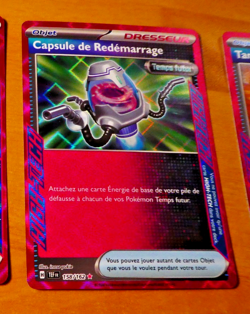 POKEMON CARD RARE HOLO CARTE CAPSULE 158/162 TEF EV05 FR JCC MINT 2024 - Image 1