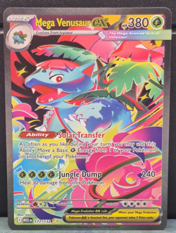Mega Venusaur ex Special Illustration Rare 177/132 Mega Evolution Pokemon Card - Image 1