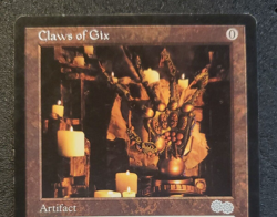 Claws of Gix Urza's Saga LP Artifact Uncommon MAGIC GATHERING CARD (DS3D1B0).... - Image 3