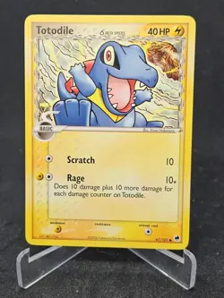 Pokemon Card Totodile 67/101 EX Dragon Frontiers Common - Image 1