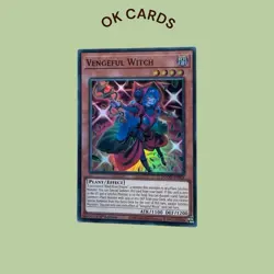DOOD-EN004 Vengeful Witch : Super Rare Card : 1st Edition YuGiOh TCG - Image 1