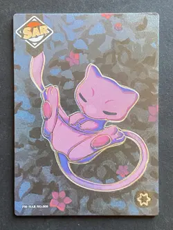 NON TCG Chinese Pokemon Elf Eif Origin Collection 3.0 SAR Mew - Image 1