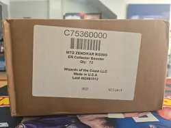MTG Zendikar Rising English Collector Booster Box(6) Case Factory Sealed Wizards - Image 1