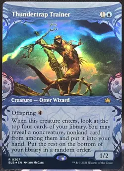 Thundertrap Trainer #307 Bloomburrow Showcase Foil Rare - Image 1