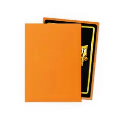 Dragon Shield Matte Orange Sleeves 100ct - Standard Size - MTG Pokemon TCG - Image 2