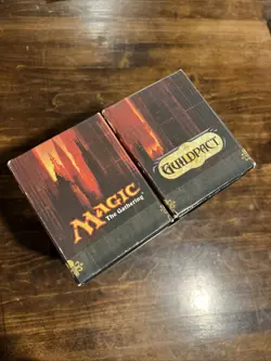 Magic The Gathering Guildpact Fat Pack Box Empty Set Of 2 MTG Rare Storage 2006 - Image 3