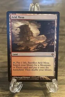Arid Mesa MTG Zendikar #211 LP Light Play Magic The Gathering Fetch Land - Image 1