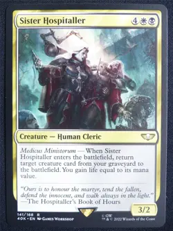 Sister Hospitaller - 40K - Mtg Card #5OP - Image 1