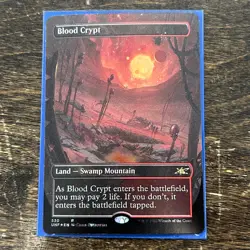MTG: Blood Crypt (Borderless Galaxy Foil) - Unfinity 530 - Image 1