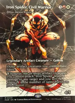 Iron Spider, Civil Warrior - Alibou, Ancient Witness (Borderless) Marvel... - Image 1
