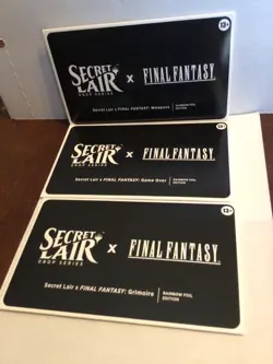 2025 Secret Lair Final Fantasy Foil Bundle Sealed MTG- 3 Envelopes +Bonus - Image 1