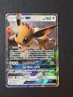Eevee GX SM175 Sun & Moon Black Star Promo Pokemon TCG - Image 1