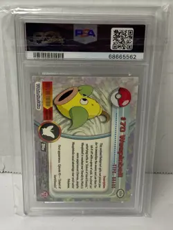 Topps Pokemon TV Weepinbell - #70 GRADED PSA 9 MINT - Image 2