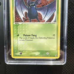 Pokemon 2005 Zubat 88/113 EX Delta Species CGC PRISTINE 10 (POP 12) - Image 2