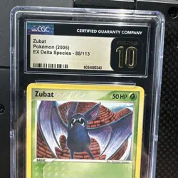 Pokemon 2005 Zubat 88/113 EX Delta Species CGC PRISTINE 10 (POP 12) - Image 3