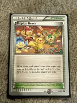Pokemon TCG Stadium Tropical Beach Promo BW50 World Championship Promo 2012 NM - Image 1