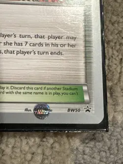 Pokemon TCG Stadium Tropical Beach Promo BW50 World Championship Promo 2012 NM - Image 3