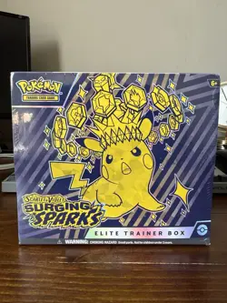 Factory Sealed Pokemon TCG Surging Sparks Elite Trainer Box (ETB) - Image 1
